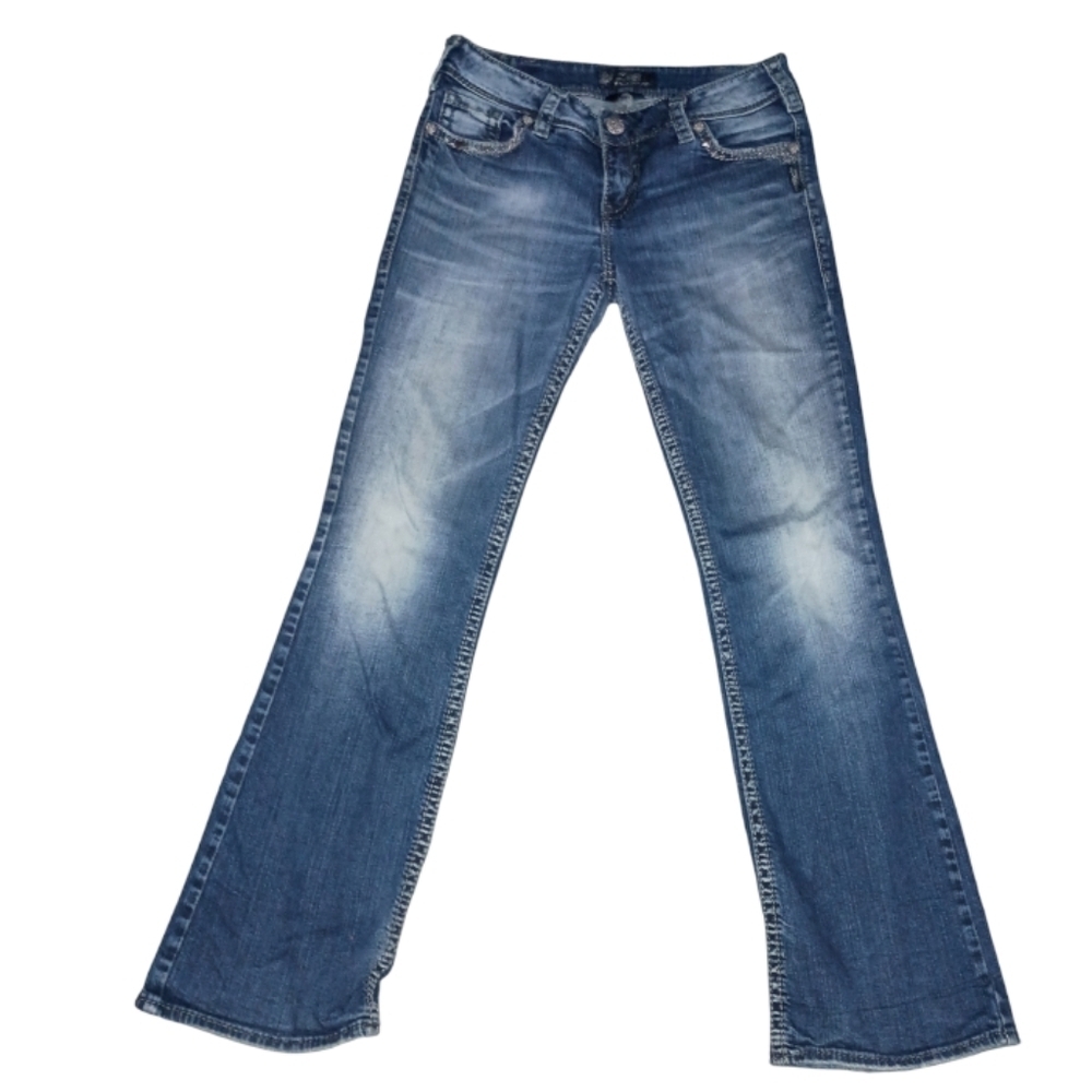 Silver Suki Bootcut Jeans Size 30 - Picture 5 of 8